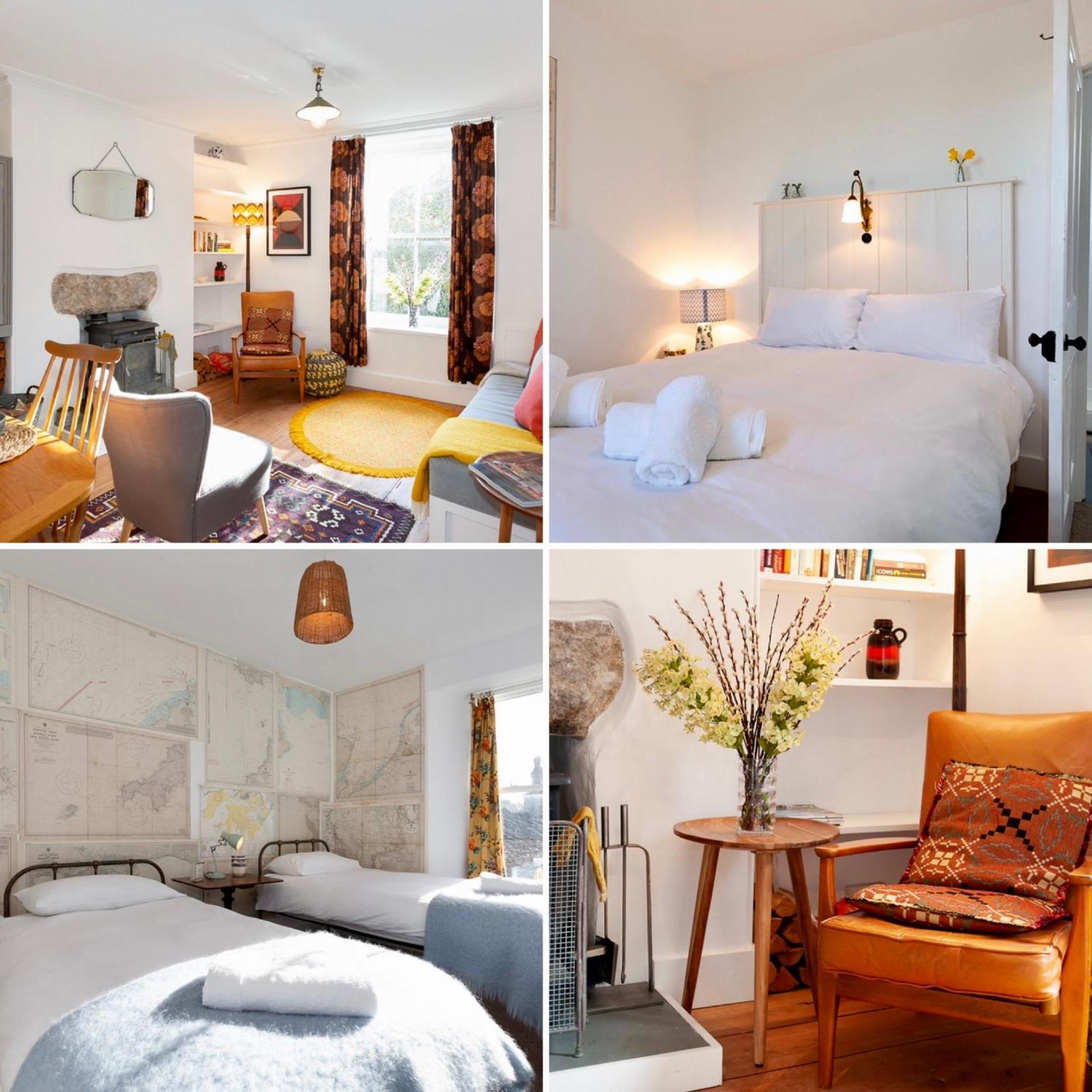 Janies Cottage~ Mousehole~Eclectic Interiors & Vintage Charm Dış mekan fotoğraf